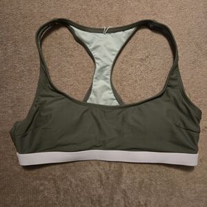 NWOT Cupshe Racerback Bikini Top, Medium